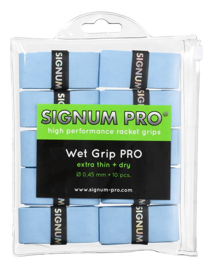Signum Pro Overgrip Wet Pro blau 10er Clip-Beutel